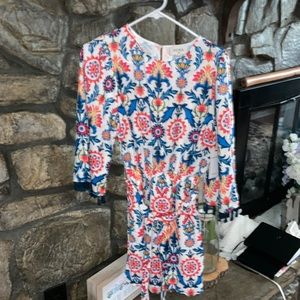 Aura long sleeved dress. NWT. Absolutely gorgeous dress Elastic waist size small